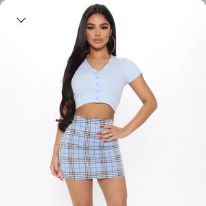 Fashion Nova Stay On Your Mind Cropped Sweater Top